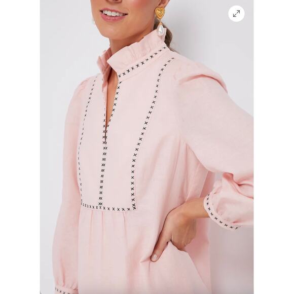 Tuckernuck  Bermuda Pink Palmerston Dress Sz XXL - Picture 5 of 9